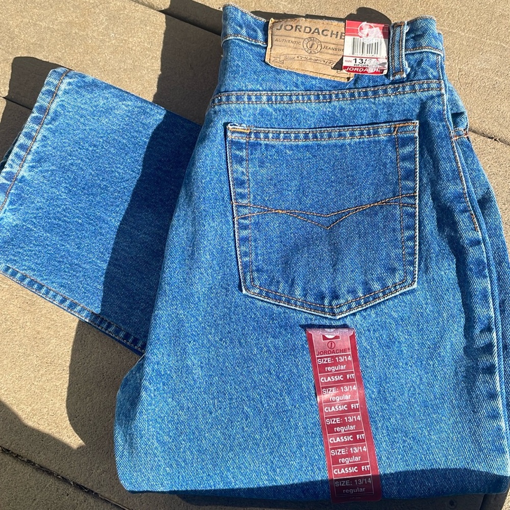 Jordache vintage jeans new with tags size 13/14 classic fit